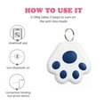 thumbnail image 4 of GPS Tracker Portable Mini Cat Dog Pet Tracking Locator Hidden Gps Tracking Device For Child Bluetooth 5.0 Mobile Key Finder Device 2022 New Upgraded Anti-Lost Device Wireless Finder Dark Blue, 4 of 9