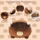 thumbnail image 5 of Animales de peluche SQEQE Highland Cows con 4 bebés de todas las edades, 5 of 9