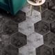 thumbnail image 2 of Etiqueta engomada del azulejo, 10 piezas de simulación hexagonal única decoración del hogar etiqueta engomada del piso impulsada por el rendimiento, 2 of 8