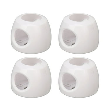 4 Pack Child Proof Door Knob Covers for Elder and Child, Baby Safety Locks for Doors, Anti Collision ABS Round Door Knob Safety Cover for Ball Door Handle
