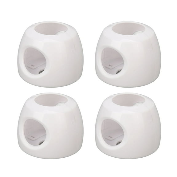 4 Pack Child Proof Door Knob Covers for Elder and Child, Baby Safety Locks for Doors, Anti Collision ABS Round Door Knob Safety Cover for Ball Door Handle