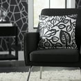 thumbnail image 2 of Michael Amini Uptown Downtown Zio 24" Square Throw Pillow - Domino in Set of 2, 2 of 9