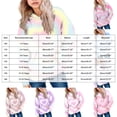 thumbnail image 4 of Ulanda Kids Cute Hoodies Gradient Tie Dye Printed Hoodie with Pockets Casual Pullover Hooded Sweatshirts for Girls Boys (Purple, 9-10 Years), 4 of 5
