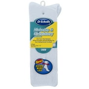 Dr. Scholl's Men's P2 Diabetic Circulatory Wide Leg Crew Socks