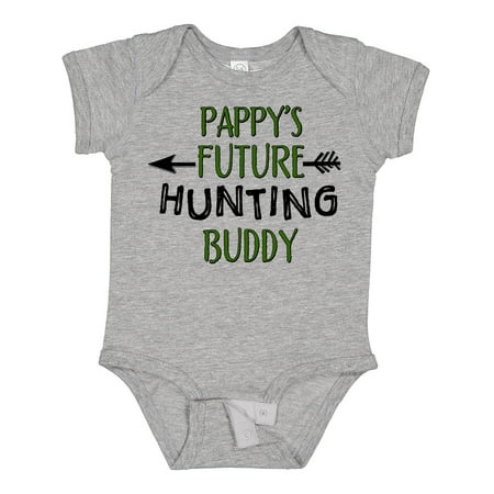 

Inktastic Pappys Future Hunting Buddy Gift Baby Boy or Baby Girl Bodysuit