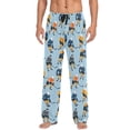 thumbnail image 7 of FORMRS Mens Pajama Pants with Pockets Cotton Sleepwear Lounge Bottoms Sizes S-2XL, Cartoon Hockey Pattern, 7 of 7
