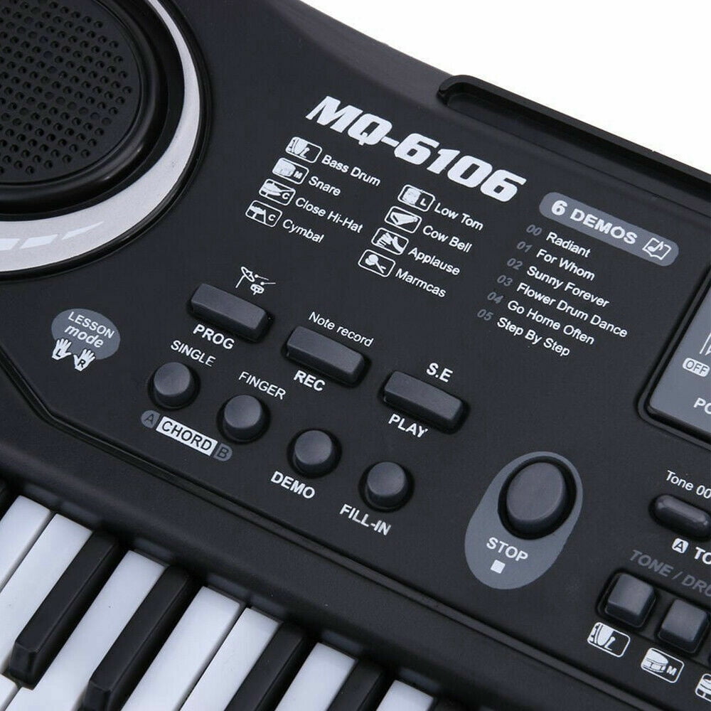 61 Key Music Electronic Keyboard Digital Piano Organ with Microphone Electronic Keyboard