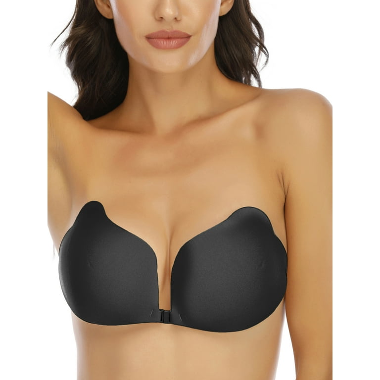 Silicone Seamless Push Up Invisible Strapless Bra With Invisible Fly  Invisible Strapless Bra And Floral Dot Adhesive For Women Strapless Lady  Invisible Strapless Bralette C18112701 From Shen8416, $22.03