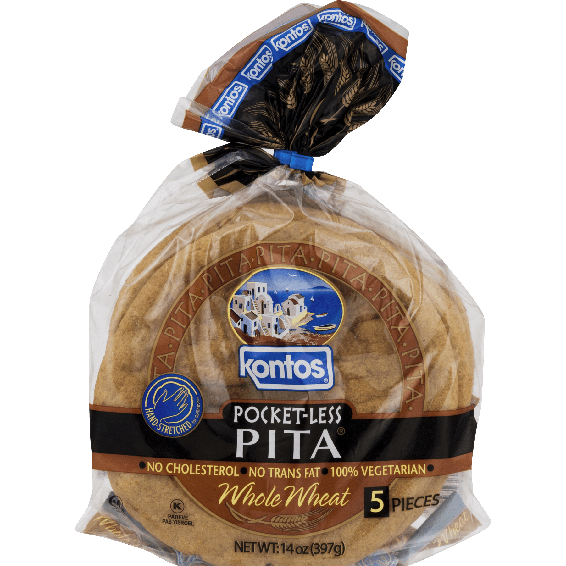 Kontos 7" Wheat Pita