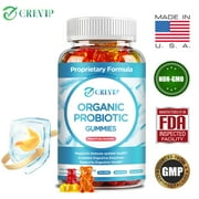 Grevip Organic Probiotics 5 Billion CFU -Gut Health,Digestive Support, Reduce Bloating(30/60/100pcs)