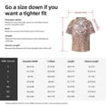 thumbnail image 5 of Pofeuu Leopard Brown Print Mens Casual Short Sleeve Shirts Beach Summer Spread Collar Pocket Tops Men's Casual Short-sleeved Shirt-XX-Large, 5 of 5