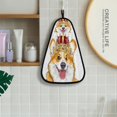 thumbnail image 4 of Corgi Wears A Crown Hand Towel Quick Drying Home Storage Kitchen Towel Hooks Dish Cloths, 4 of 6