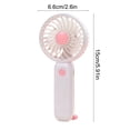 thumbnail image 3 of CaiYueKe Handheld Fan, USB Rechargeable Mini Fan, Portable Desktop Fan, 3 Speed Adjustable Fan, Personal Cooling Fan for Outdoor Office Travel, Compact Battery Powered Fan with Charging Cable, 3 of 7