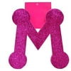 Fibre Craft Glitter Foam Letter M, 1 Each