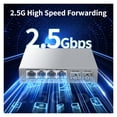 thumbnail image 2 of 4 Port 2.5G & 2 Port 10G SFP+ Switch, Smart Plug and Play Hub, 2 of 6
