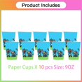 thumbnail image 3 of Dog Man Birthday Cups Party Supplies Plates Decorations Cake Topper Decor, 3 of 6