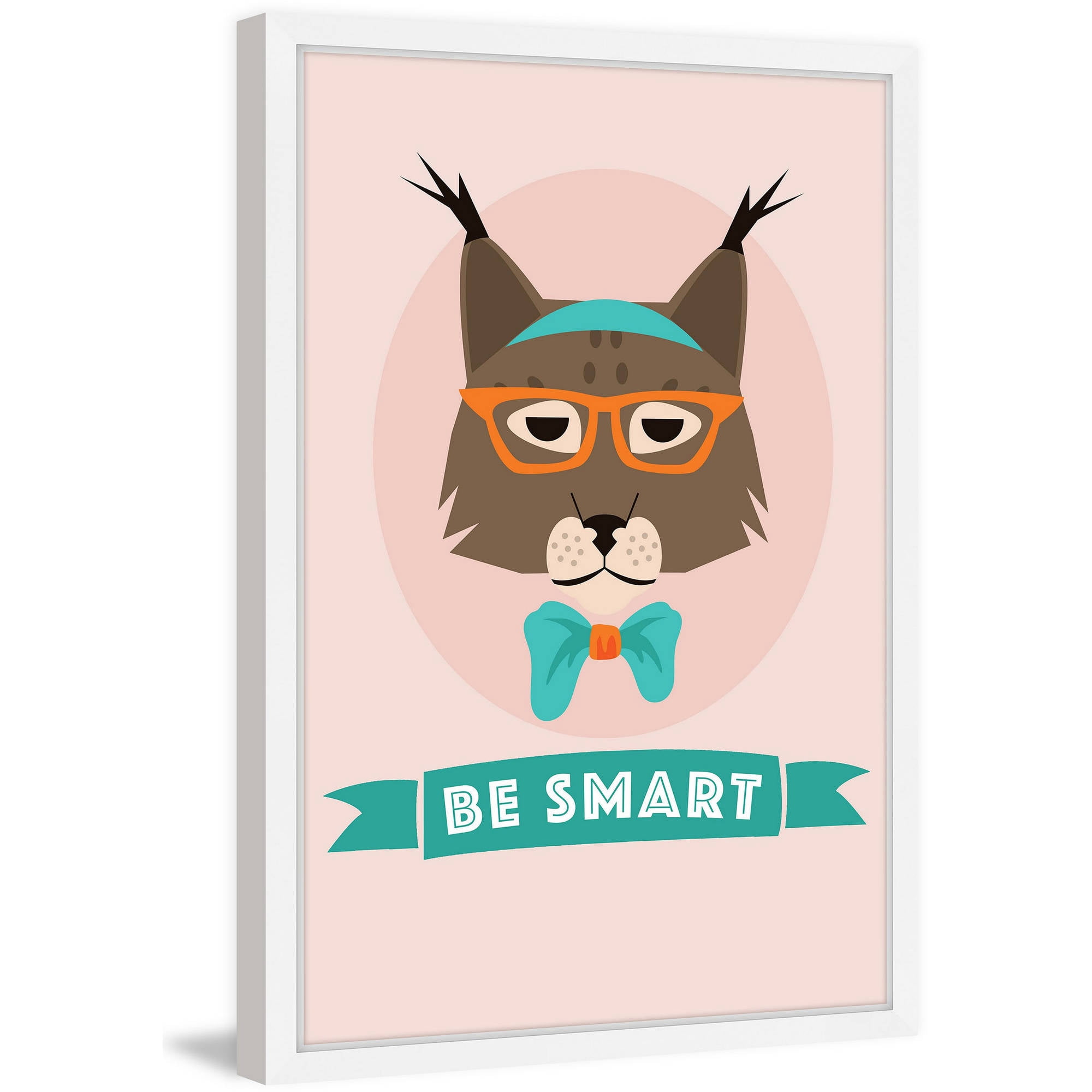 Marmont Hill "Be Smart" Framed Painting Print