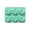 Style B - Green, variant on JuDWoC 12 Cavity Bee Silicone Mold 8.66 Inch Honey Jar Pastry Pan Food Grade Non Stick Chocolate Casting Form Reusable Detailed Flower Motif Tray for Handmade Soap Candy Cookie