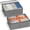 125L, variant on Storage Containers with Support & Clear Lid, Support Frame, Underbed Storage Bins for Clothes, Shoes, Blankets, and Toys 2 pack