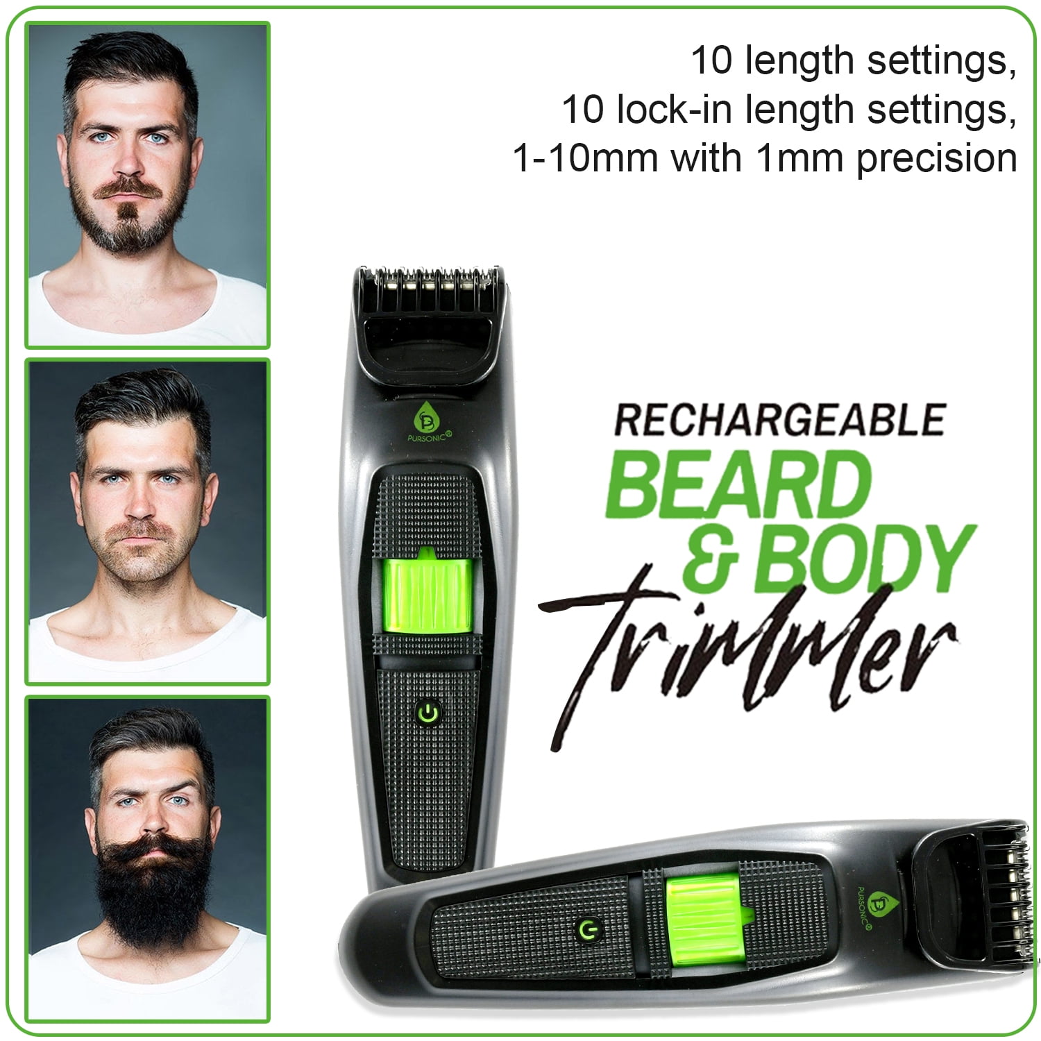 beard trimmer multiple lengths