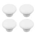 thumbnail image 1 of Era Ceramic Knob 4-Pack White, 1 of 5