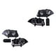 thumbnail image 1 of Par de Faros DEPO Jetta 2008 A 2015 negro Manual P/Halog, 1 of 4