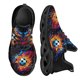 thumbnail image 1 of Zapatillas deportivas informales con diseño de fútbol moderno, ligeras, antideslizantes, con plataforma, cómodas, con cordones y malla, 1 of 6