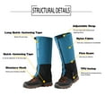 thumbnail image 3 of Polainas de las Patas impermensables un Las Polainas de Bota de Nieve Anti-Tear Ajustables para Senderismo de Nieve Al Aire Libre Esquí de Senderismo, 3 of 7