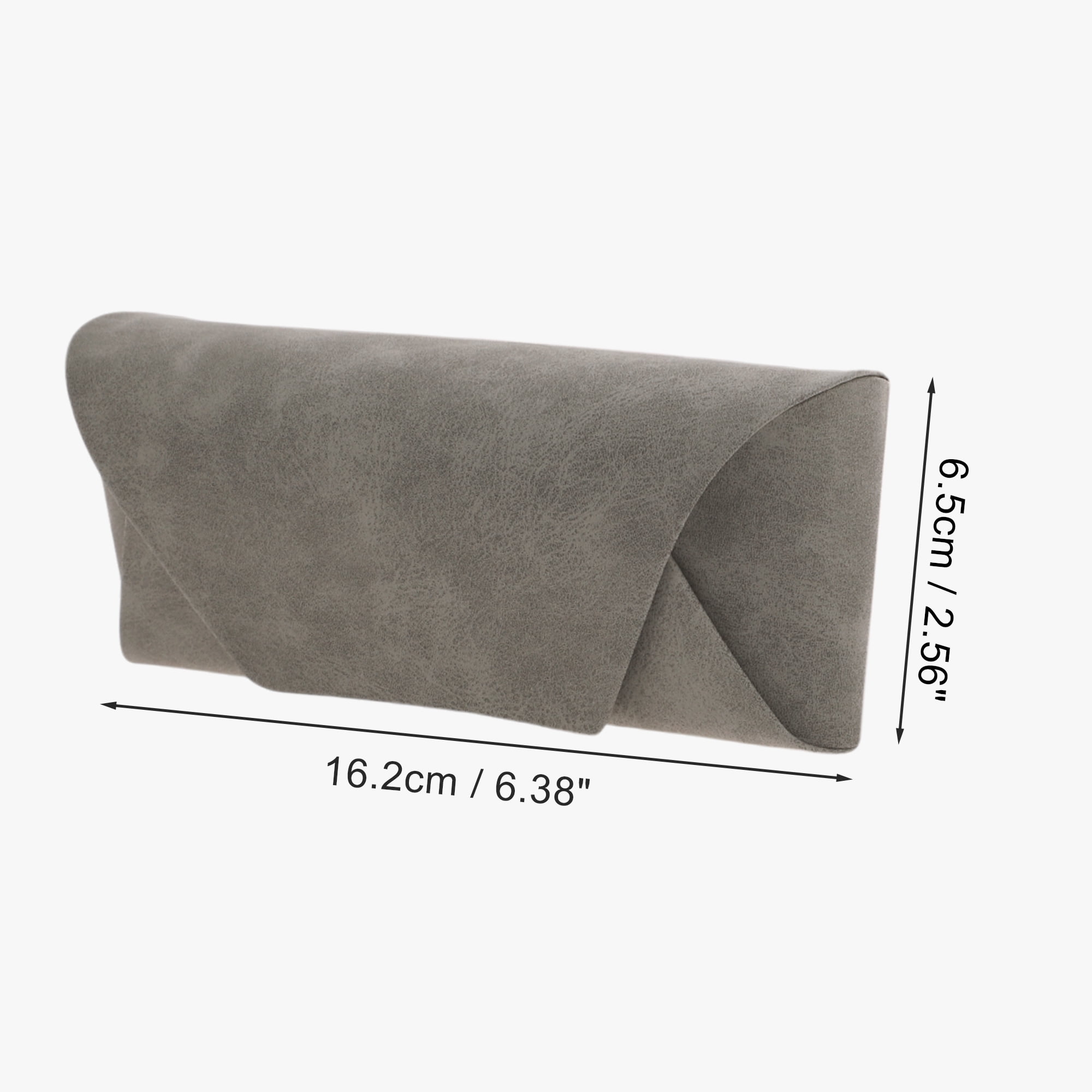 Unique Bargains Yangba Pattern Eyeglasses Case Eyeglasses Storage Gray