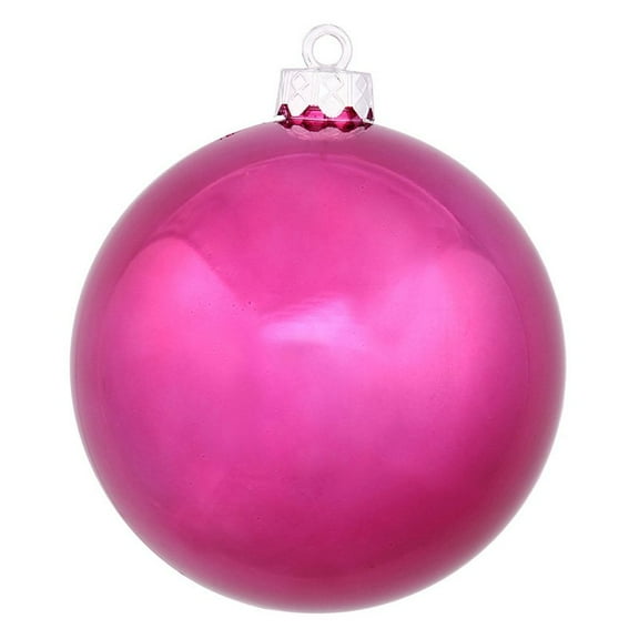 Vickerman 6 in. Shiny Ball Ornament - Set of 4