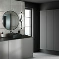 thumbnail image 2 of WAC Lighting Jasmine 27" 1-Light Aluminum Bathroom Vanity & Wall Light in Chrome, 2 of 5