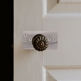 thumbnail image 2 of OULII 8Pcs Silver Circular Deadbolt Cover for Diy Installation Lock Fixing 9x4.7cm, 2 of 8
