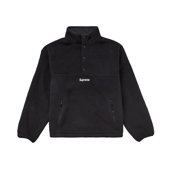 Supreme Men's Polartec Shearling Reversible Pullover (FW24) Black, from StockX