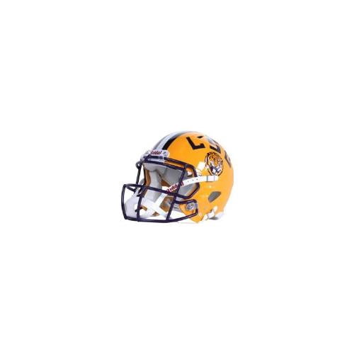 LSU Tigers Yellow Authentic Riddell NCAA Speed Full Size Helmet