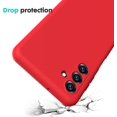 thumbnail image 3 of Case for Samsung galaxy A15 Phone Case,Soft slim Silicone Case Anti-Scratch Shockproof with Microfiber Lining Protective Shell Cover for Samsung galaxy A15 Red, 3 of 14
