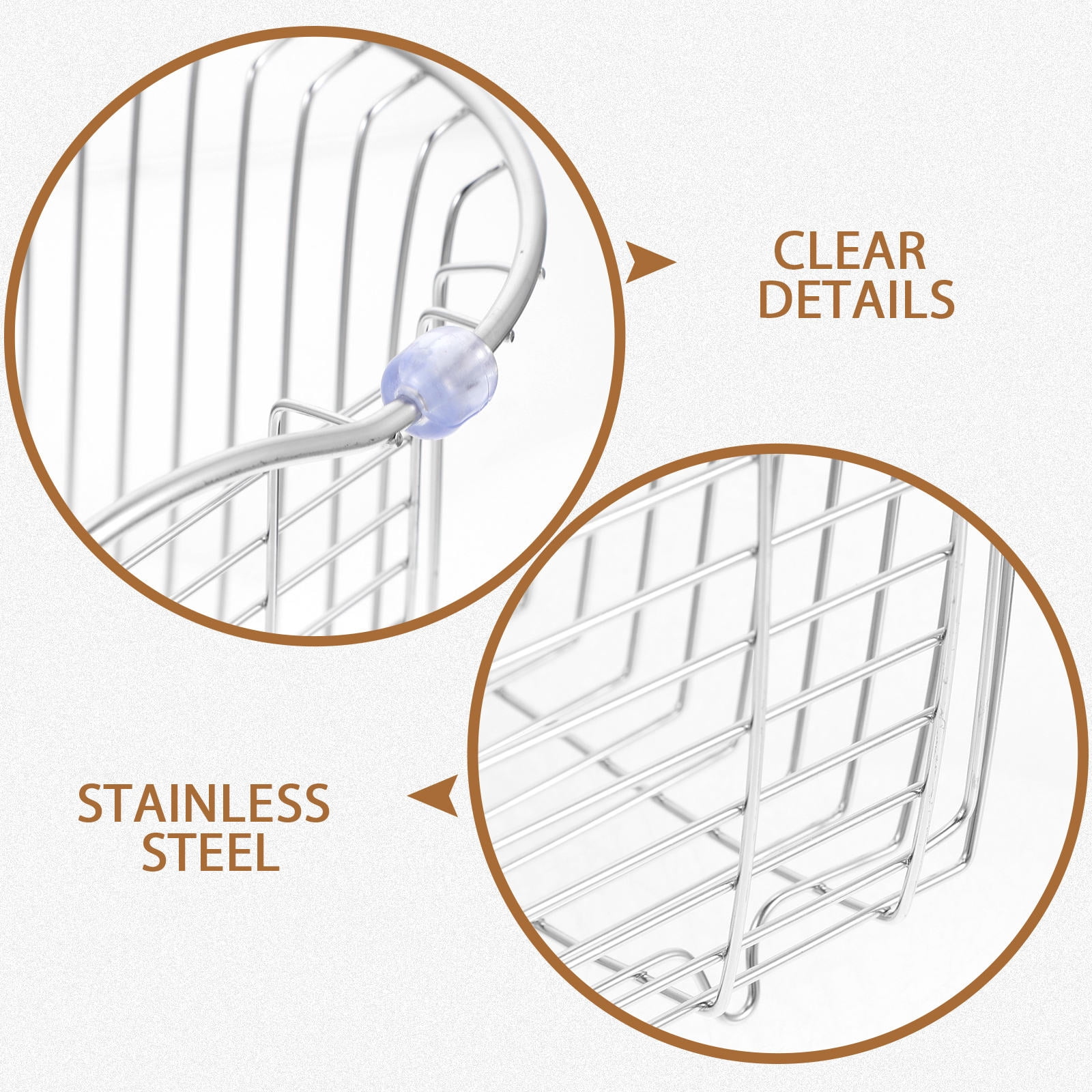 WHAMVOX Multi-Functional Kitchen Dish Drainer Drying Rack with Large Capacity Basket Organizer