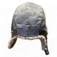 thumbnail image 2 of YUANxueke Trapper Hat for Men Winter Warm Suede Fuzzy Russian Ushanka Trooper Aviator Hats with Ear Flaps, 2 of 5