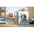 thumbnail image 2 of Ahgly Company Machine Washable Indoor Square Transitional Black Area Rugs, 7' Square, 2 of 7