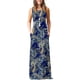 thumbnail image 1 of Vestido largo suelto sin mangas de verano para mujer Vestido largo casual con bolsillos Fokelyi FSHY034-40, 1 of 3