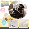 thumbnail image 2 of Piano Music Notes Soft Throw Blanket All Season Microplush Thick Warm Blankets Tufted Fuzzy Flannel Throws Blanket for Bed Sofa Couch 60"x50", 2 of 6
