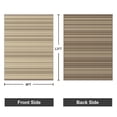 thumbnail image 2 of KUETH 9'x 12' Outdoor Waterproof Rug Camping Mat Patio Carpet,COFFEE&BEIGE, 2 of 5