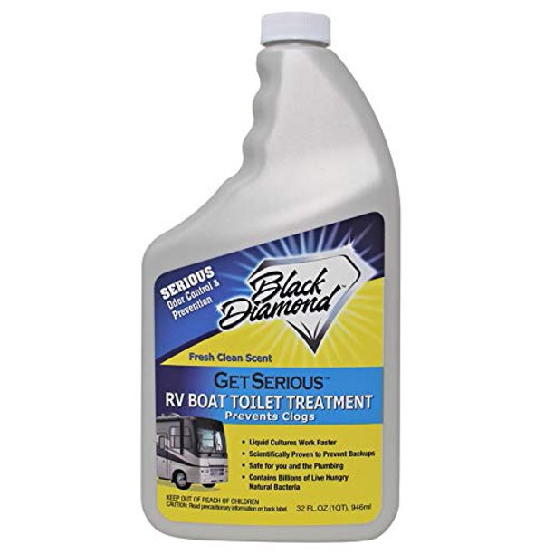 GET SERIOUS RV, Boat, Camper Chemical Toilet Holding Tank Treatment and