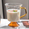 thumbnail image 4 of jifeng Creative Glass Mug Large Capacity with Handle Heat-Resistant Milk Cup Juice Mugs Orange, 4 of 7