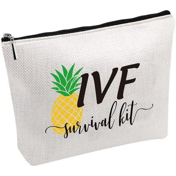 Zuo Bao IVF Bag IVF Gift IVF Survival Bag Pineapple Makeup Bag IVF Medication Bag Lucky Fertility Gift (IVF Survival Kit)