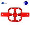thumbnail image 6 of N1- Pancake Maker Non Stick Perfect Silicone for making Pancake, Eggs, Omelet - 4 Large Holes Mold Easy Kitchen Tool - Heart (2 Pack), New, 6 of 14