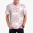 thumbnail image 1 of Fotbe Christmas Snowflakes Camiseta Polo de Golf para Hombre con Estampado – Camisa Deportiva Transpirable con Cuello Abotonado-XX-Large, 1 of 6