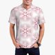 thumbnail image 1 of Balery Christmas Snowflakes Camisa Polo de Hombre con Estampado, de Manga Corta y Tejido Medio, Camisa Tipo Golf Polo-Medium, 1 of 6
