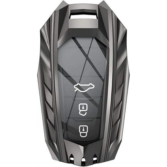 For Toyota Key Fob Cover Compatible with 2018-2021 Toyota Camry RAV4 Avalon C-HR Prius Corolla Highlander GT86 with Keychain