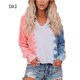 thumbnail image 4 of Sonducket Dyeing Gradient Hoodie Suéter con capucha Mujer Suelta Sudadera de manga larga Top Prendas para la parte del cuerpo Naranja Blanco Azul SG Sonducket AP000138-19B, 4 of 6