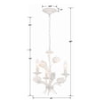 thumbnail image 5 of 4813-WW Crystorama Lighting Southport - Three Light Mini Chandelier In Traditional And Contemporary Style - 14 Inches Wide By 15 Inches High, 5 of 8